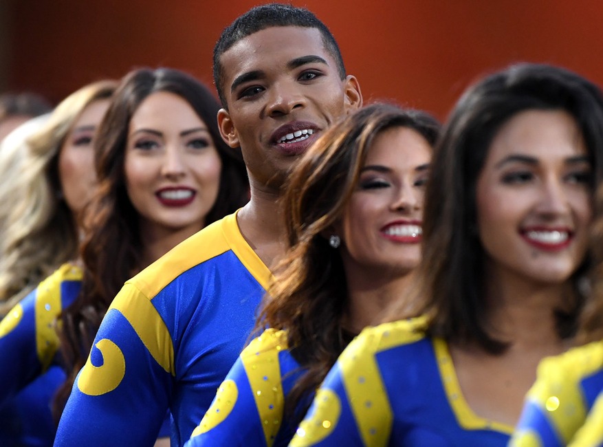 Male Cheerleaders on the RAMs, Napoleon Jinnies